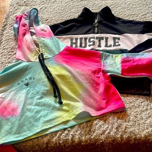 Women’s extra small crop hoodie bundle